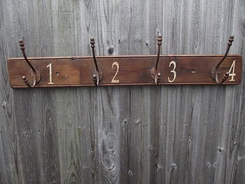 Reclaimed Numbers Hook Board, 2 of 4