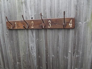 Reclaimed Numbers Hook Board, 4 of 4