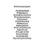 Personalised Hashtag Magnet Card, thumbnail 4 of 6