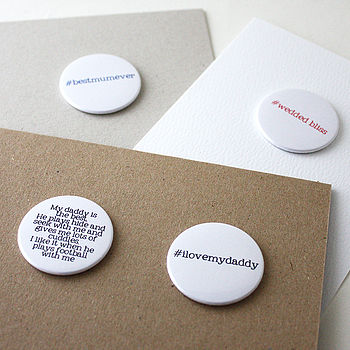 Personalised Hashtag Magnet Card, 2 of 6