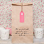 Personalised Message And Tag Gift Bag, thumbnail 1 of 5