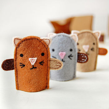 Make Your Own Kitten Finger Puppets Craft Kit, 2 of 6