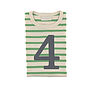 Gooseberry + Cream Breton Striped Number/Age T Shirt, thumbnail 5 of 6