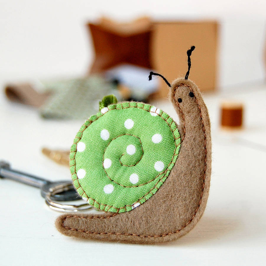 Sew Your Own Snail Keyring Craft Kit, 1 of 12