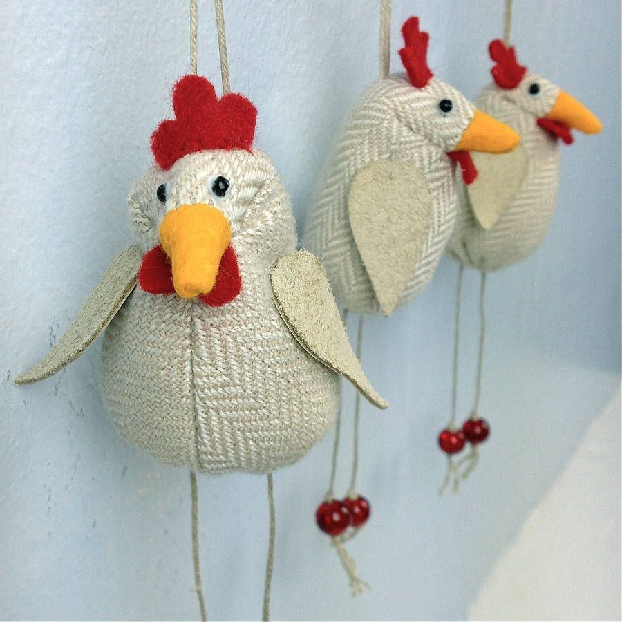 handmade hanging chicken by mirjami design | notonthehighstreet.com