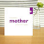 Personalised 'Mother' Mother's Day Card, thumbnail 1 of 2