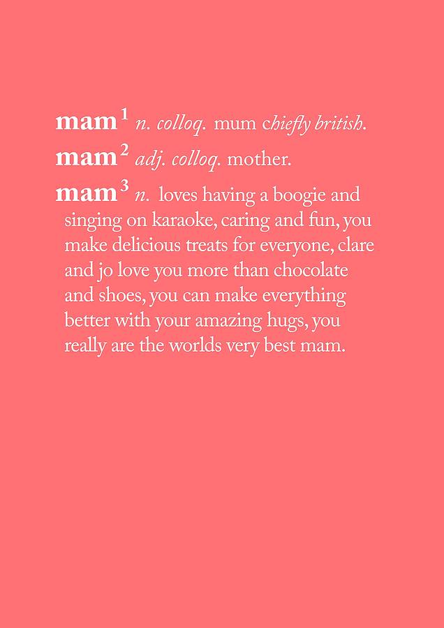 personalised mum mummy dictionary print by coconutgrass notonthehighstreet com personalised mum mummy dictionary print by coconutgrass notonthehighstreet com