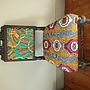 Set Of Four Tribal Print Covered Chairs, thumbnail 6 of 12