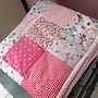 Patchwork Quilt Personalised Girls And Boys, thumbnail 5 of 10