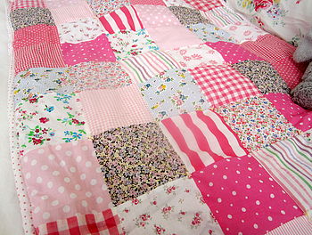 Patchwork Quilt Personalised Girls And Boys, 8 of 10