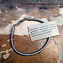 Recycled Bass Guitar String Bracelet, thumbnail 1 of 12
