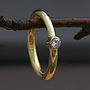 18 Carat Gold And Diamond Solitaire Ring, thumbnail 1 of 1