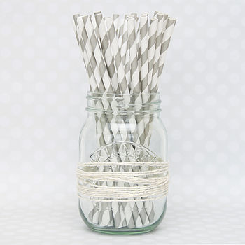 Striped Paper Party Straws, 9 of 12