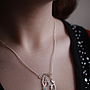 Handmade Decorative Double Initial Necklace, thumbnail 5 of 8