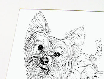 Personalised Pet Line Drawing, 10 of 12