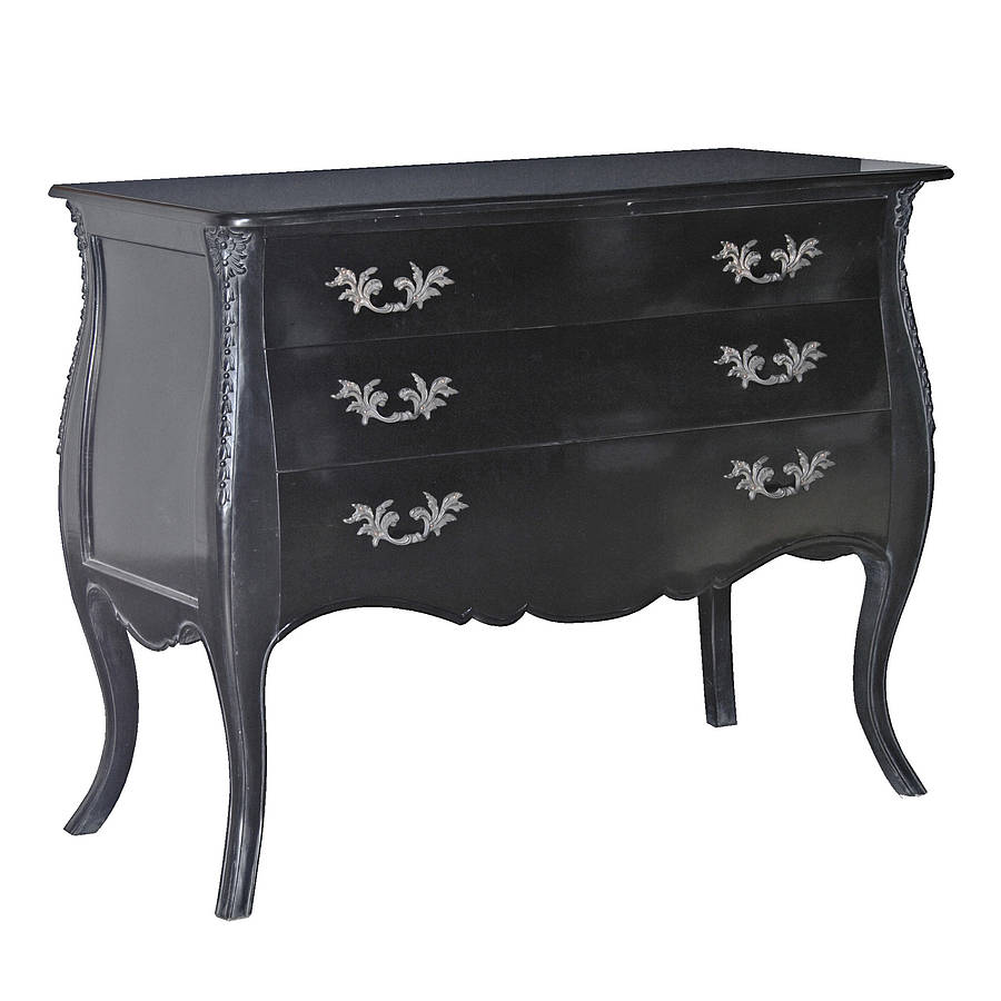 Large Black French Chest Of Drawers By Out There Interiors ...