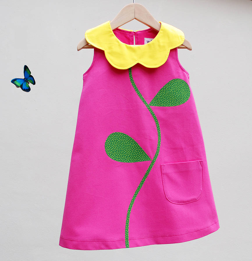 wild flower girl's summer dress by wild things funky little dresses ...