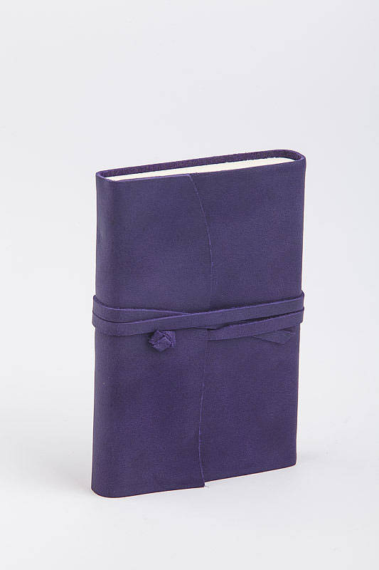 personalised leather journal with tie by life of riley