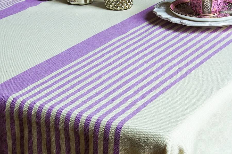 Capri Tablecloth Set With Six Napkins By Ville et Campagne ...