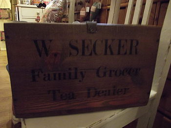 Vintage Advertising Wooden Crate, 4 of 4