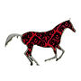 Damask Horse Brooch, thumbnail 9 of 9