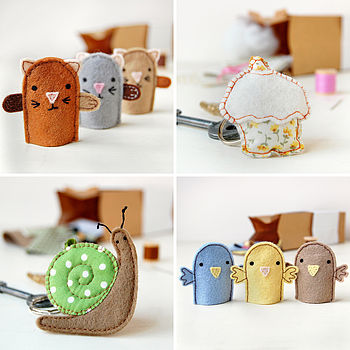 Sew Your Own Snail Keyring Craft Kit, 12 of 12