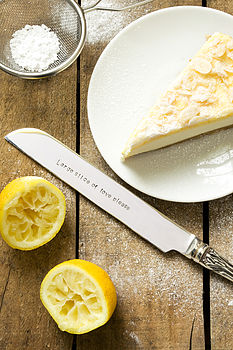 Personalised Silver Plated Cake Knife, 4 of 5