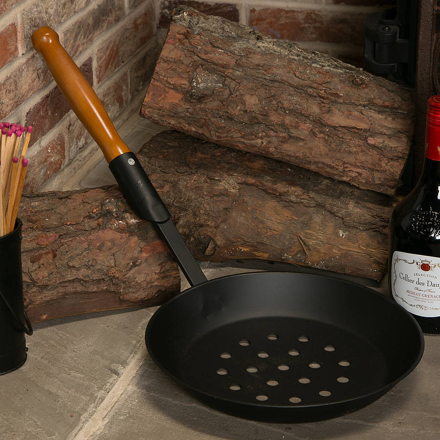 large chestnut roasting pan by dibor