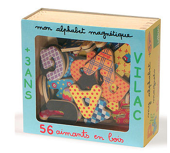 Magnetic French Wooden Alphabet Letters, 3 of 4