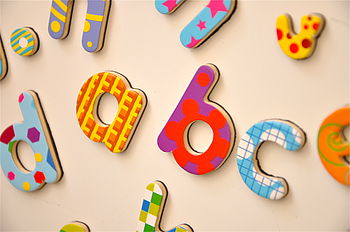 Magnetic French Wooden Alphabet Letters, 4 of 4