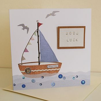Seaside Sailboat Card, 7 of 7
