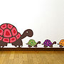 Patterned Tortoise Wall Stickers, thumbnail 1 of 2