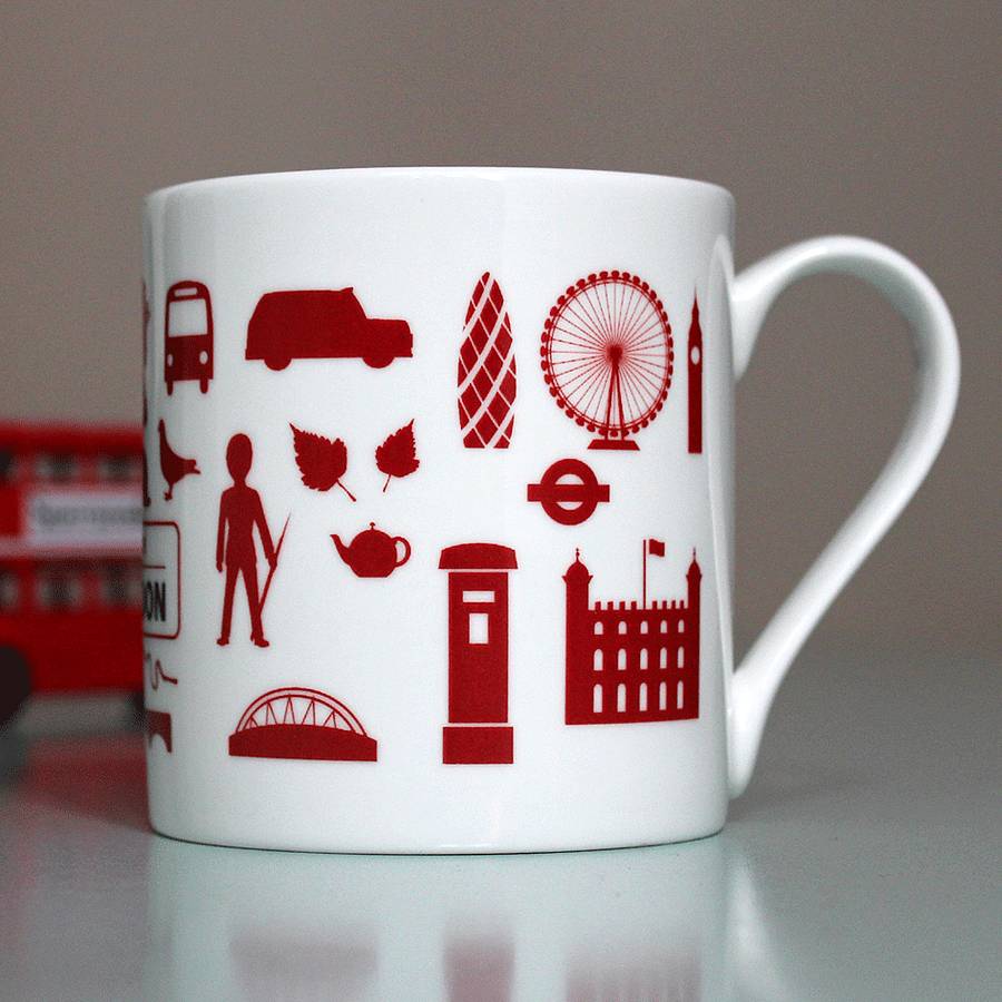 Love London Mug  By Loveday Designs notonthehighstreet com