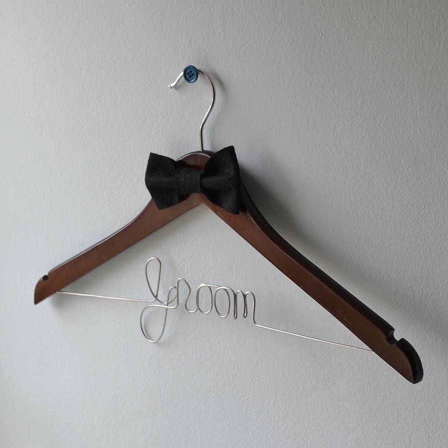 Personalised Groom Hanger, 1 of 9