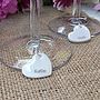 Set Of 10 Personalised Party Glass Charms, thumbnail 5 of 8