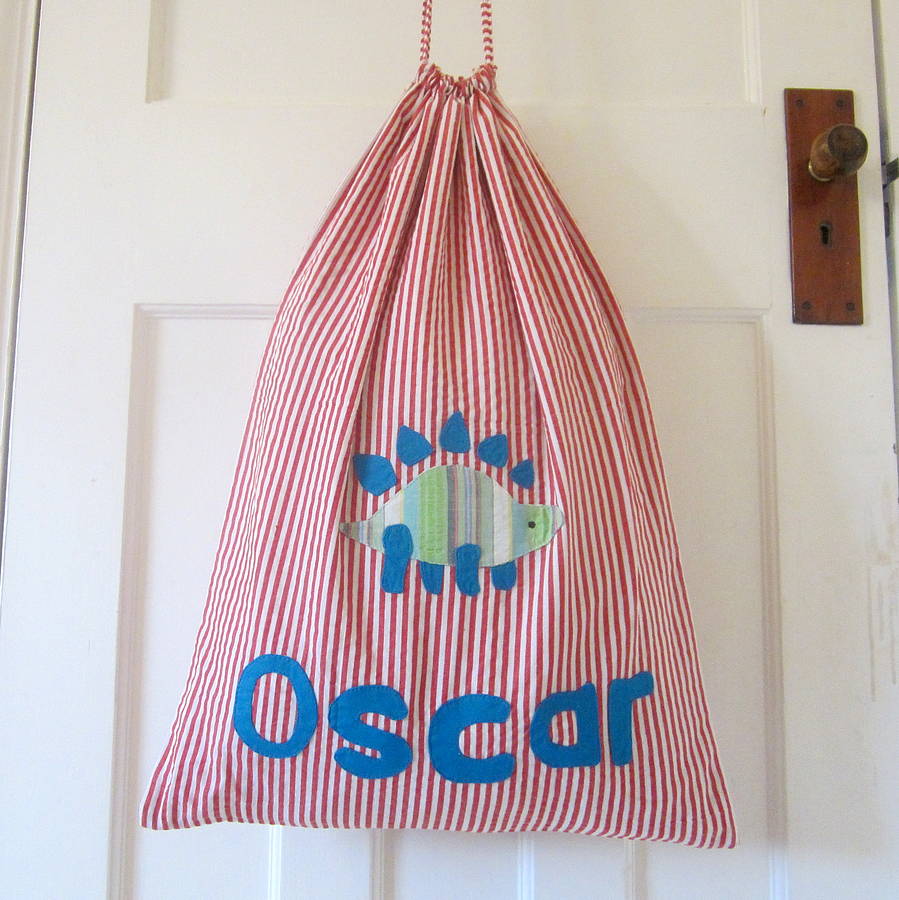 Personalised Dinosaur Pe Storage Bag By The Fairground