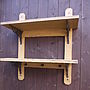 Reclaimed Two Tier Kitchen Shelf, thumbnail 4 of 4