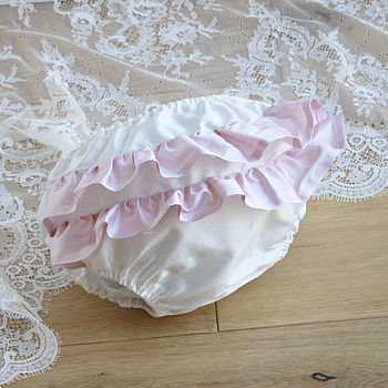 Frilly Silk Nappy Pants, 3 of 3