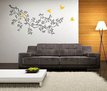 Wall Stickers: Spring Branches Grey, 3 of 4