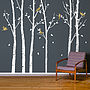 Urban Forest White Wall Stickers, thumbnail 1 of 4