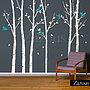Urban Forest White Wall Stickers, thumbnail 3 of 4