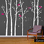 Urban Forest White Wall Stickers, thumbnail 4 of 4