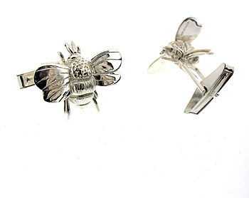 Sterling Silver Or Gold Vermeil Bumble Bee Cufflinks, 2 of 6