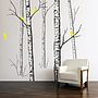 Wall Stickers: Birch Forest Grey, thumbnail 4 of 4