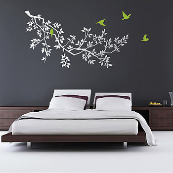 Wall Stickers: Spring Branches White By Zazous | notonthehighstreet.com