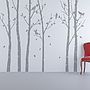 Wall Stickers: Urban Forest Grey, thumbnail 3 of 4