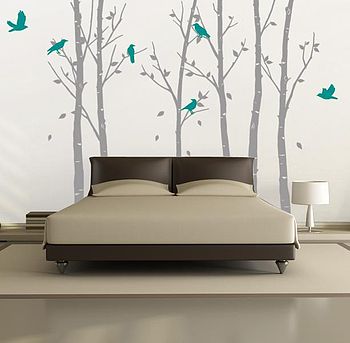 Wall Stickers: Urban Forest Grey, 4 of 4
