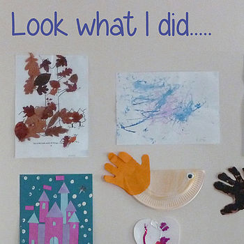 'Look What I Did…' Wall Sticker, 3 of 6