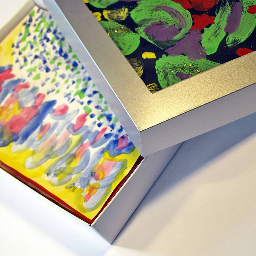 Set Of Three Child's Art Storage Boxes By Artful Kids