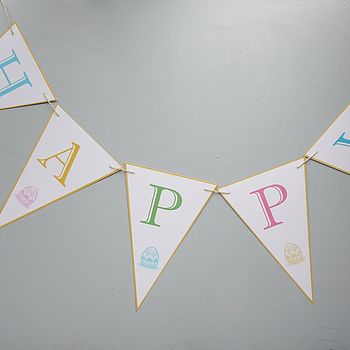 Happy Easter Bunting, 3 of 9